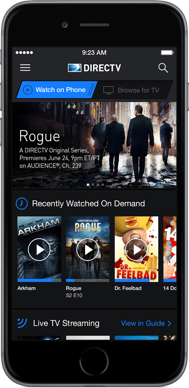 DIRECTV Mobile Apps (Watch)