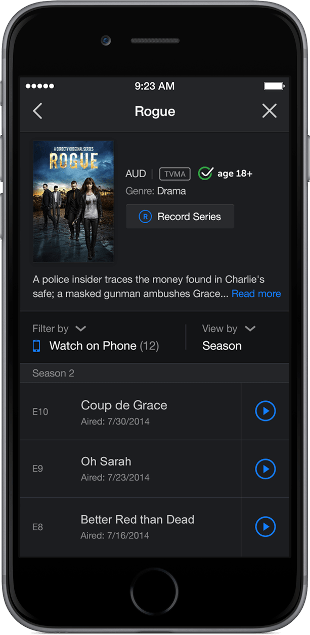 DIRECTV Mobile Apps (Details)